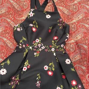 Kate Spade Black Floral Dress